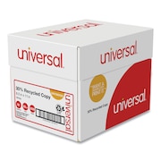 Universal 30% Recycled Copy Paper, 92 Bright, 20 lb, 8.5 x 11, White, PK2500 UNV200305